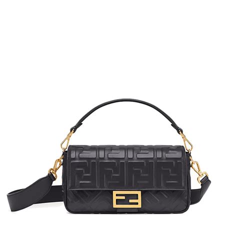 fendi black bags 2019|fendi black baguette bag.